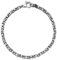 Necklace Giovanni Raspini Man Mini Bizantina in Silver 11065L - 11065L